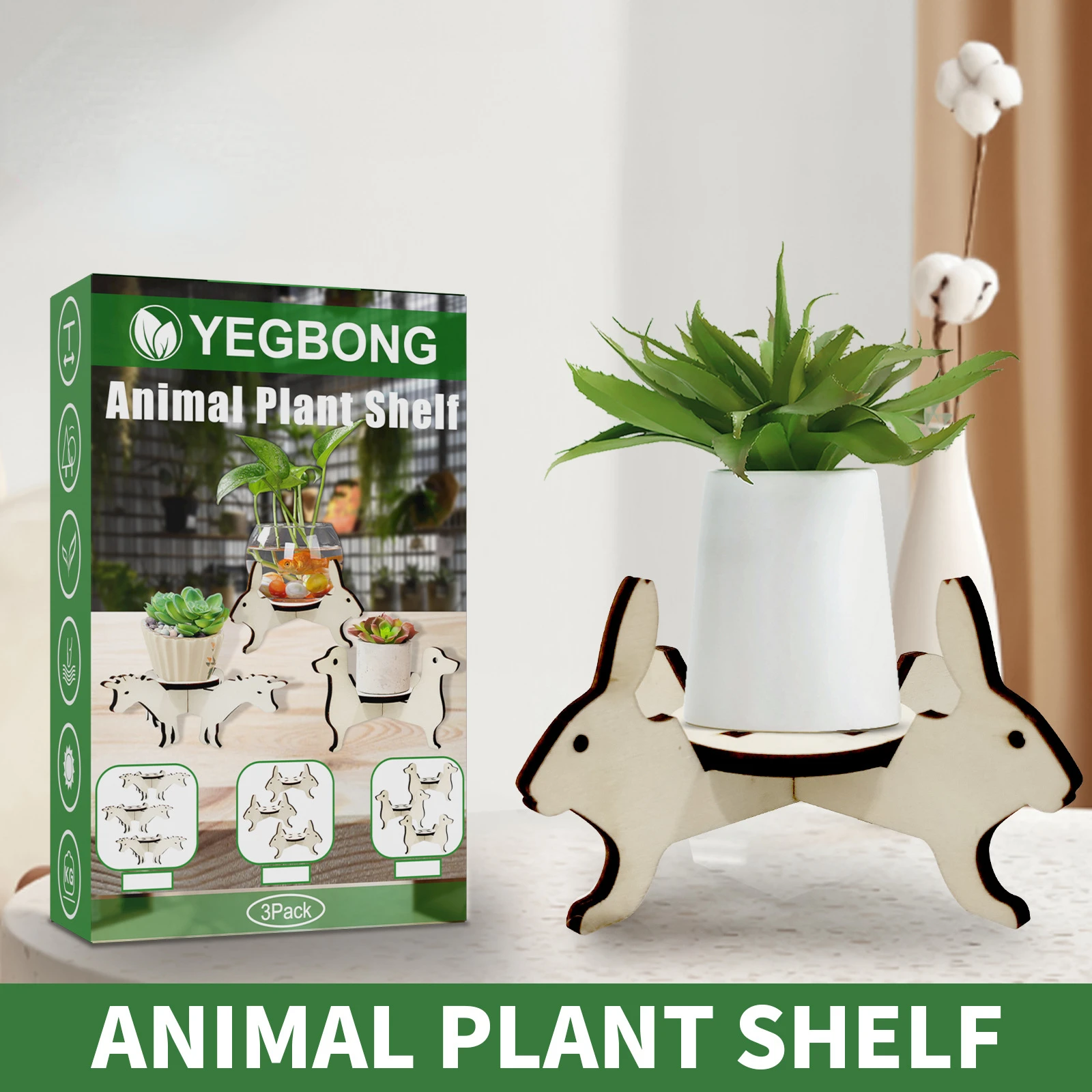 

Plant Stand Animal Flower Pots for Garden Decoration Plant Holder for Indoor Plants Storage Container for Plants and Stuff