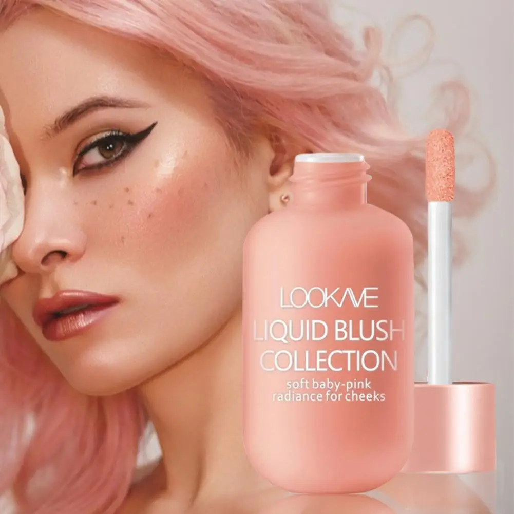 

12 г Румяна для лица нежная текстура женские румяна для малышей-розовые жидкие румяна