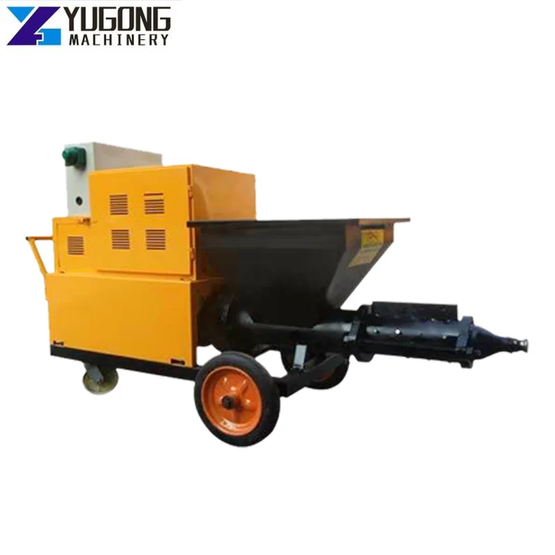 

YUGONG 2023 Mortar Sprayer Wall Cement Spray Plaster Machine 220V 380V Concrete Spraying Machine for Sale