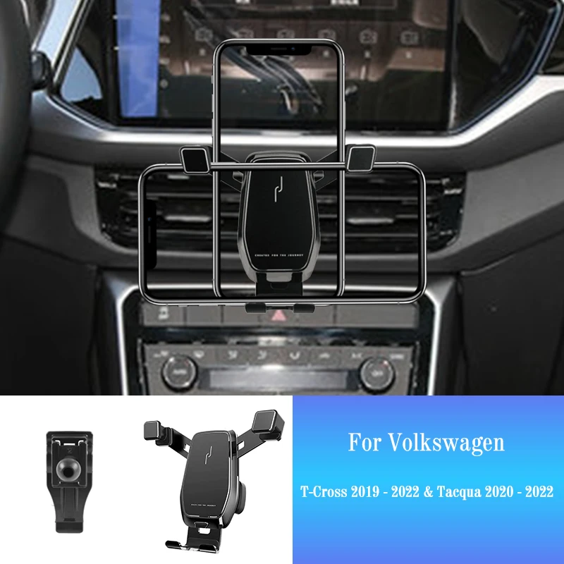 

Автомобильный держатель для смартфонов Volkswagen, VW T-Cross, автомобильный Стайлинг, кронштейн, вращающаяся подставка для GPS