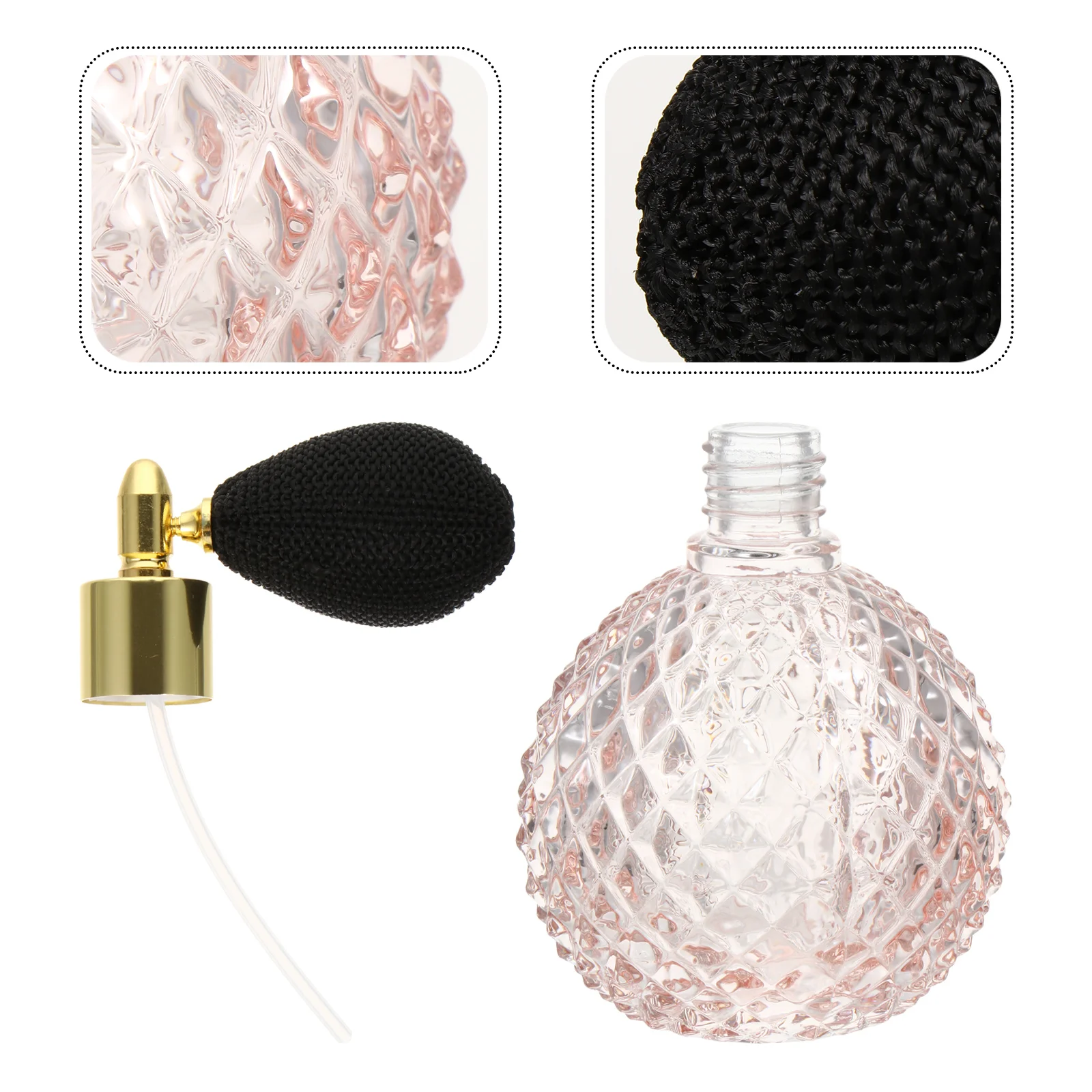 

Флакон для духов, Воздушный Распылитель, распылитель для капельницы, стеклянное эфирное масло для путешествий Mini