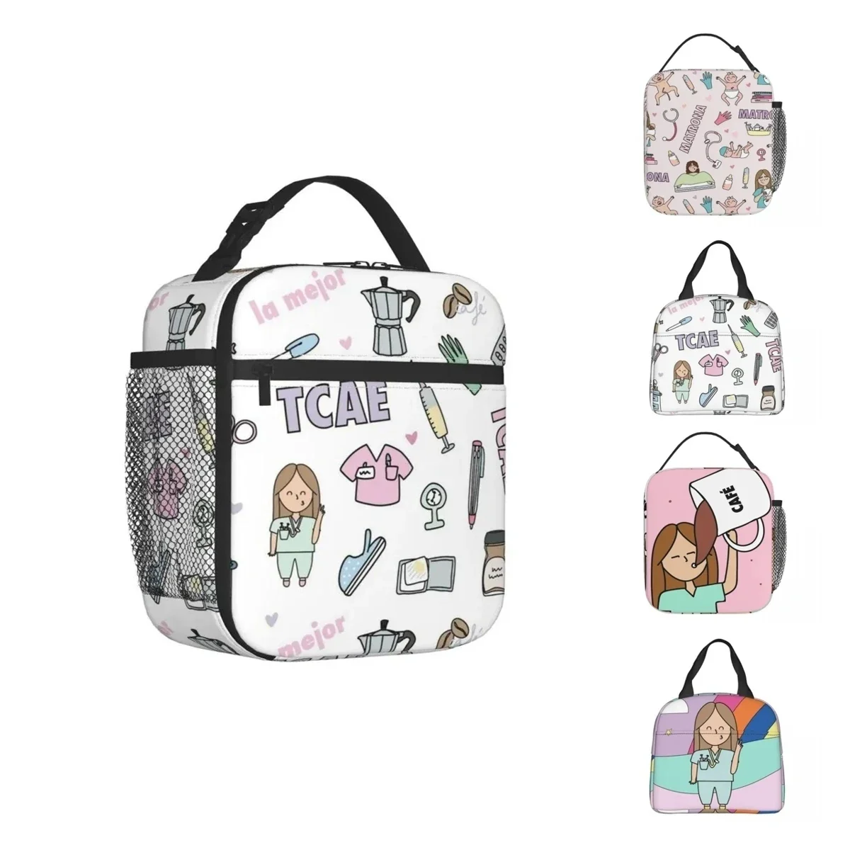 Изолированные сумки для ланча аксессуары медицинского оборудования медсестры