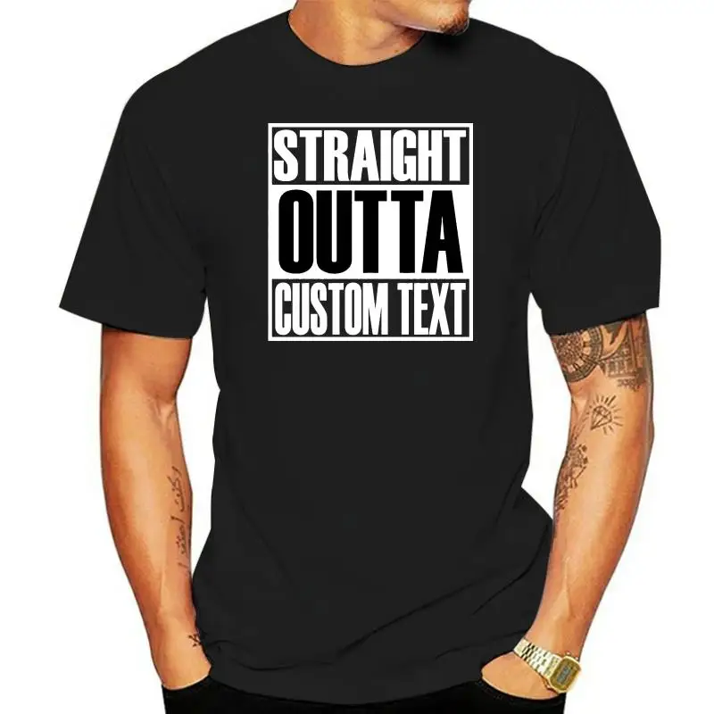 

Футболка Мужская/женская с надписью на заказ