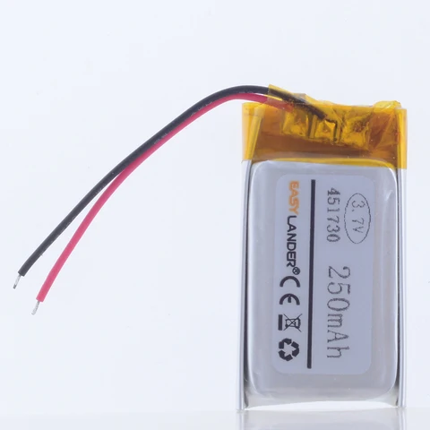 3,7 В 220 мАч 451730   Lipo Батарея Полимерные батареи + Инструменты для портативного GPS Mp3 Bluetooth Камера DVR MP4/игрового плеера