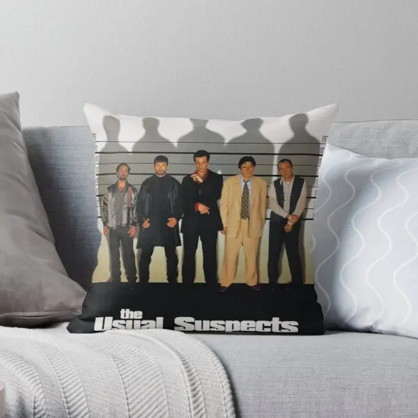 

The Usual Suspects Printing Throw Pillow Cover Soft Fashion Decorative Case Hotel Bed Square Comfort Anime Pillows not include