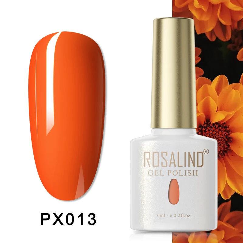 

ROSALIND 6ml Nail Gel Polish Need Base Top Coat UV LED Semi Permanent Soak Off Gel Varnish Polish For Nails Design Art