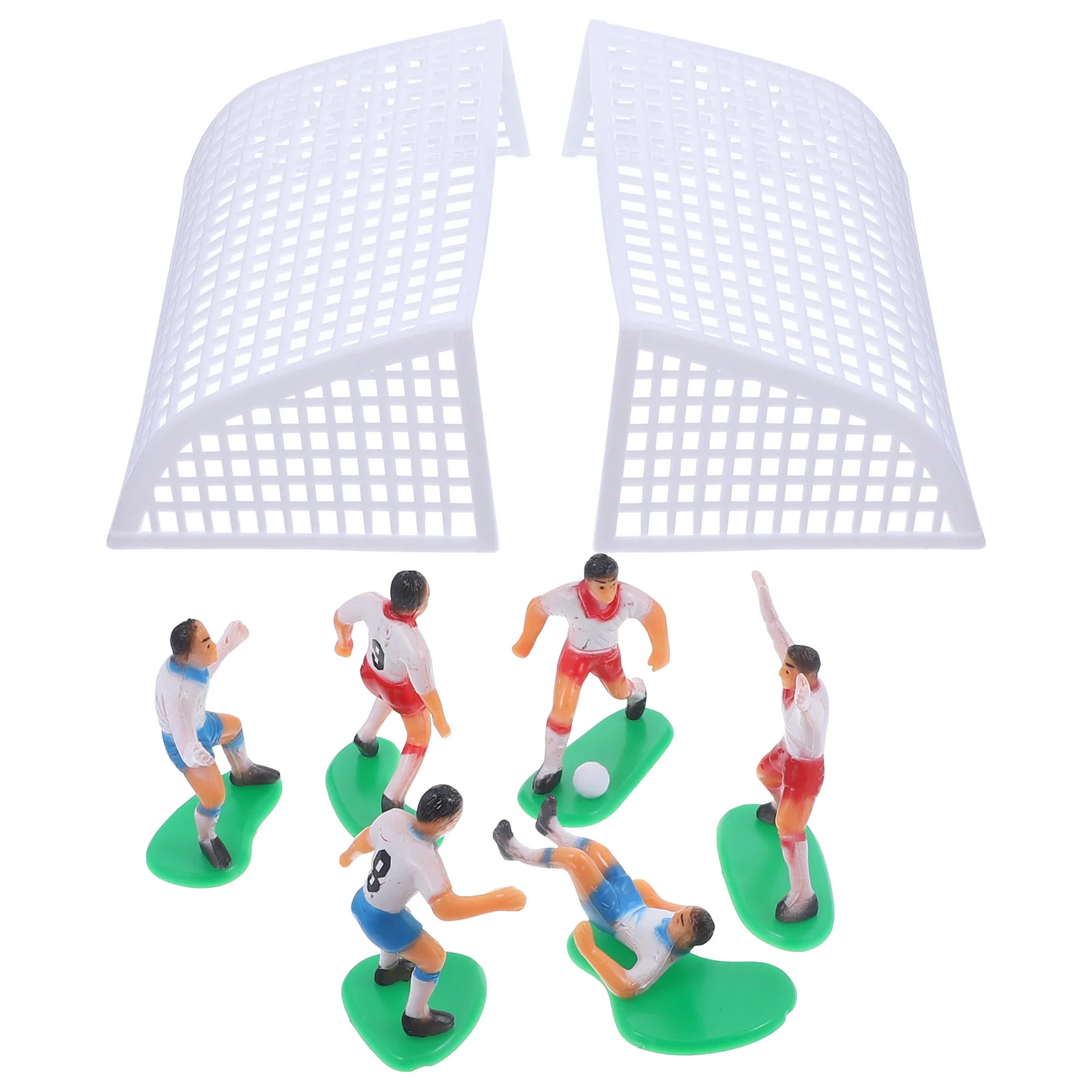 

Cake Decorative Accessories Creative Props Desktop Football Novel Ornament Team Figurines Multi-function