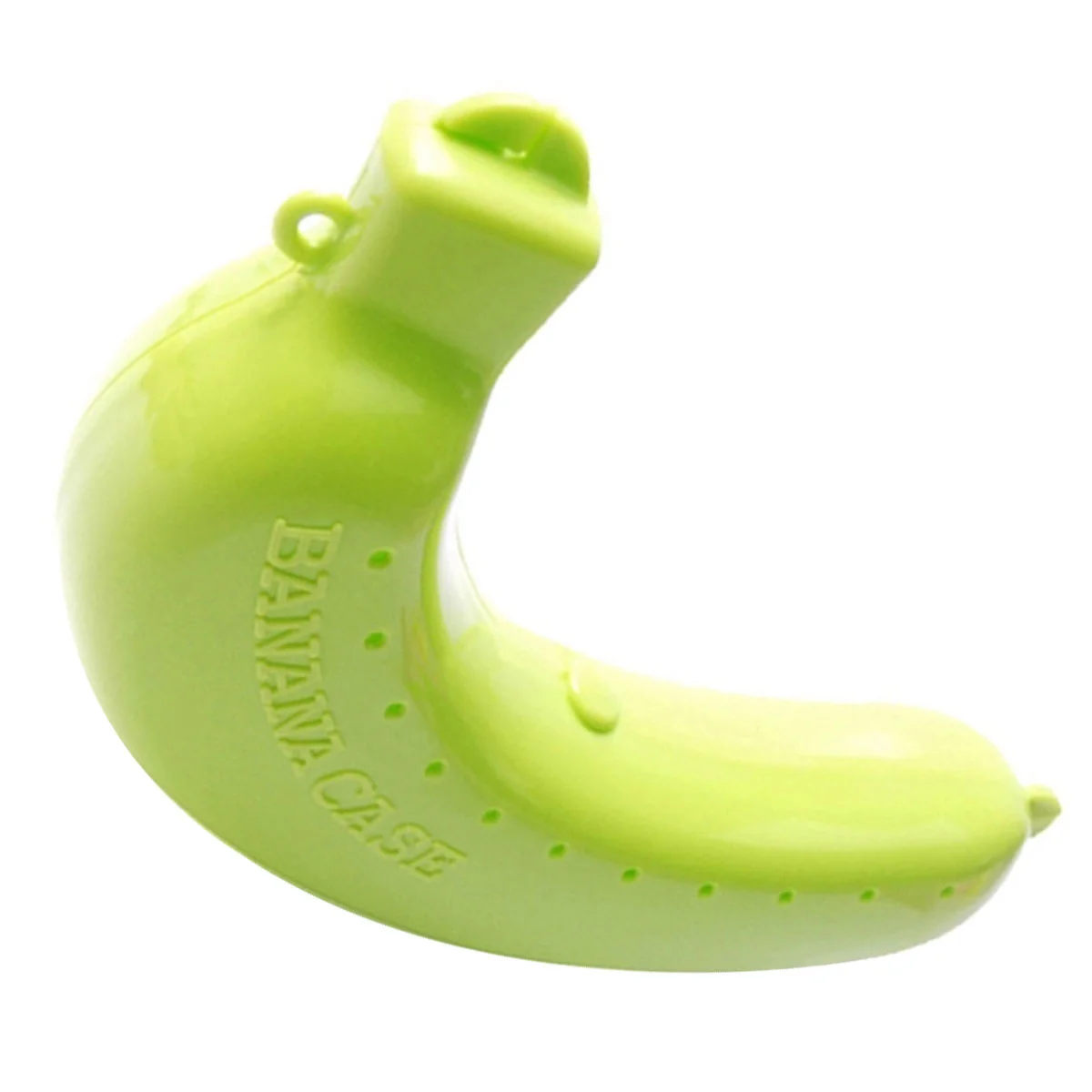 

Plastic Banana Case Storage Box Container Banana Saver Guard Protector Holder for Outdoor Travel (Green)