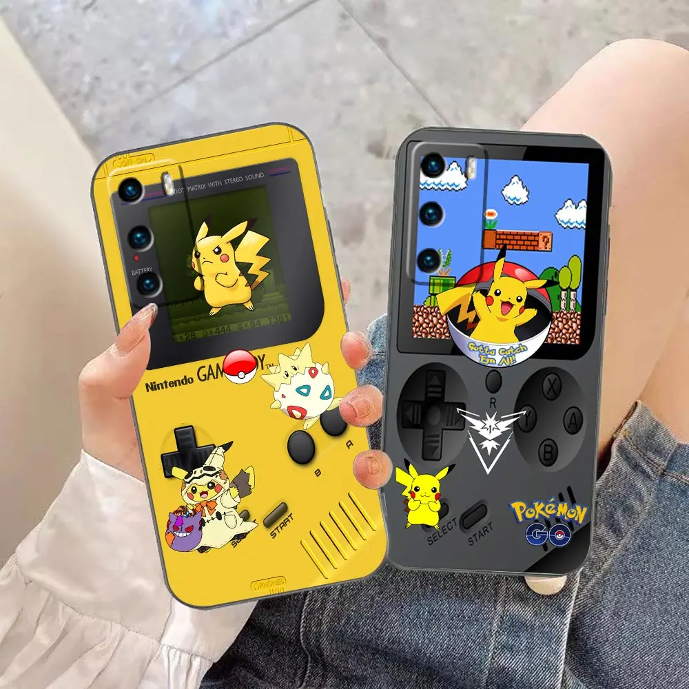 

Funda Coque Case For HUAWEI P50 P40 P30 P20 P10 P9 P8 Plus MATE 30 20 20X 10 9 8 Pro Lite Case Para Cover P-Pikachu G-Game-Boy