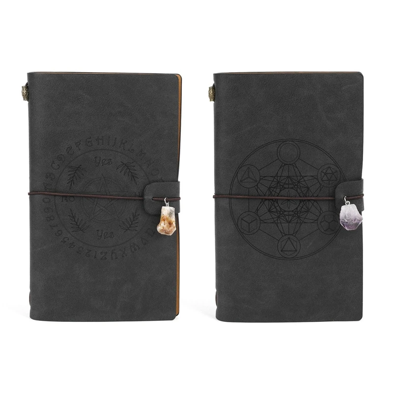 

Creative Leather Notebook Ink-proof Journal To-do List Travel Writing Notepad