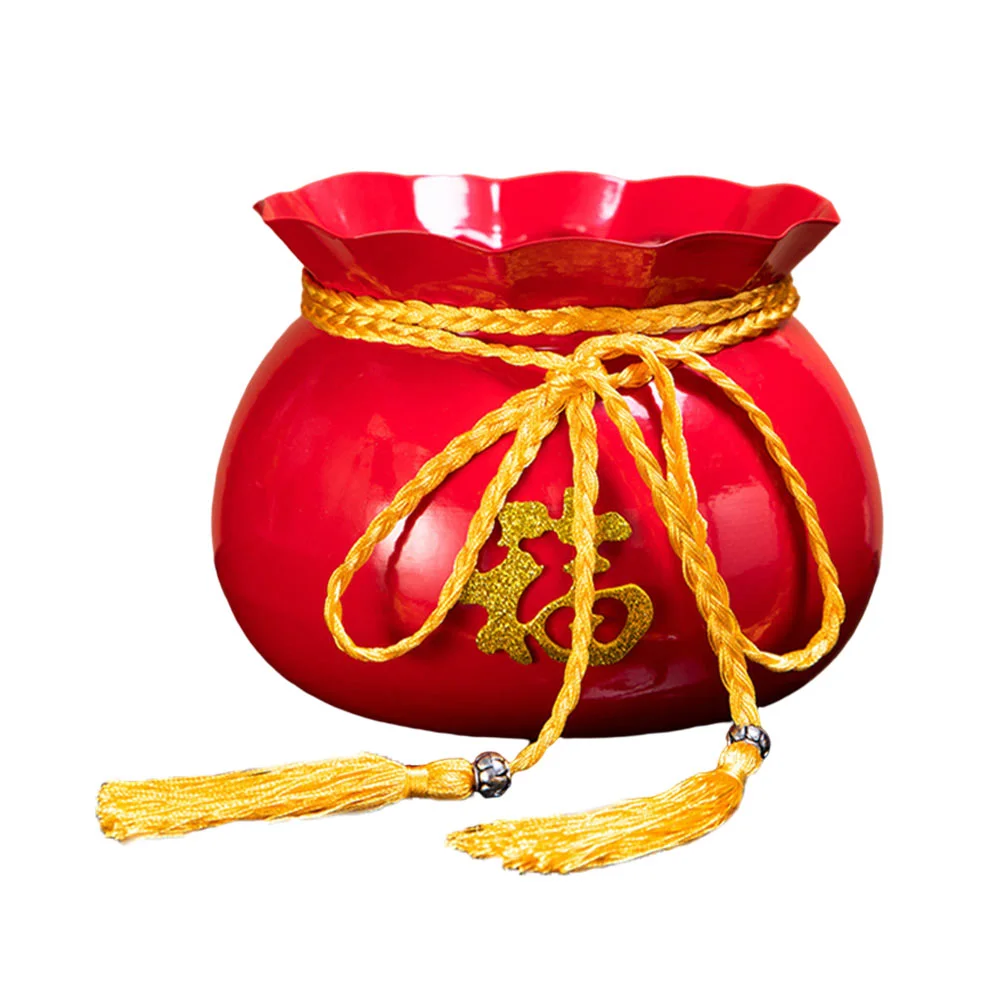 

Flower Potchinese Treasure Planter Bowl Metal Basin Pots Decor Statuefigurine Flowerpot Fengshui Ornaments Shapevase Ornament