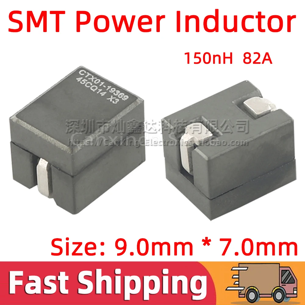 2pcs CTX01-19369- r CTX01-19369 SMD SMT формованный индуктор мощности индуктивность 150nH 82A High Large