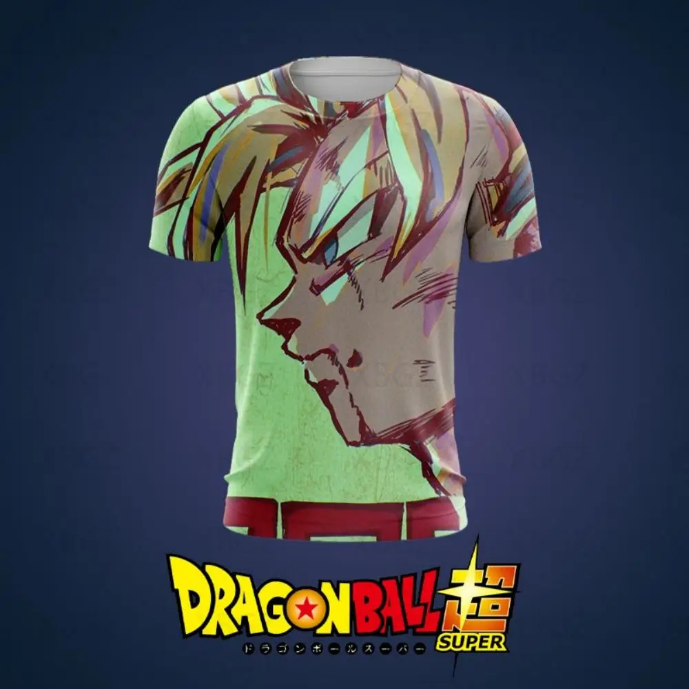 Cartoon Men T-shirt Fashion Dragon Ball Z Goku Men's Clothing 3D Print Manga Summer Oversized Cool T-shirts 2022 Anime Harajuku
