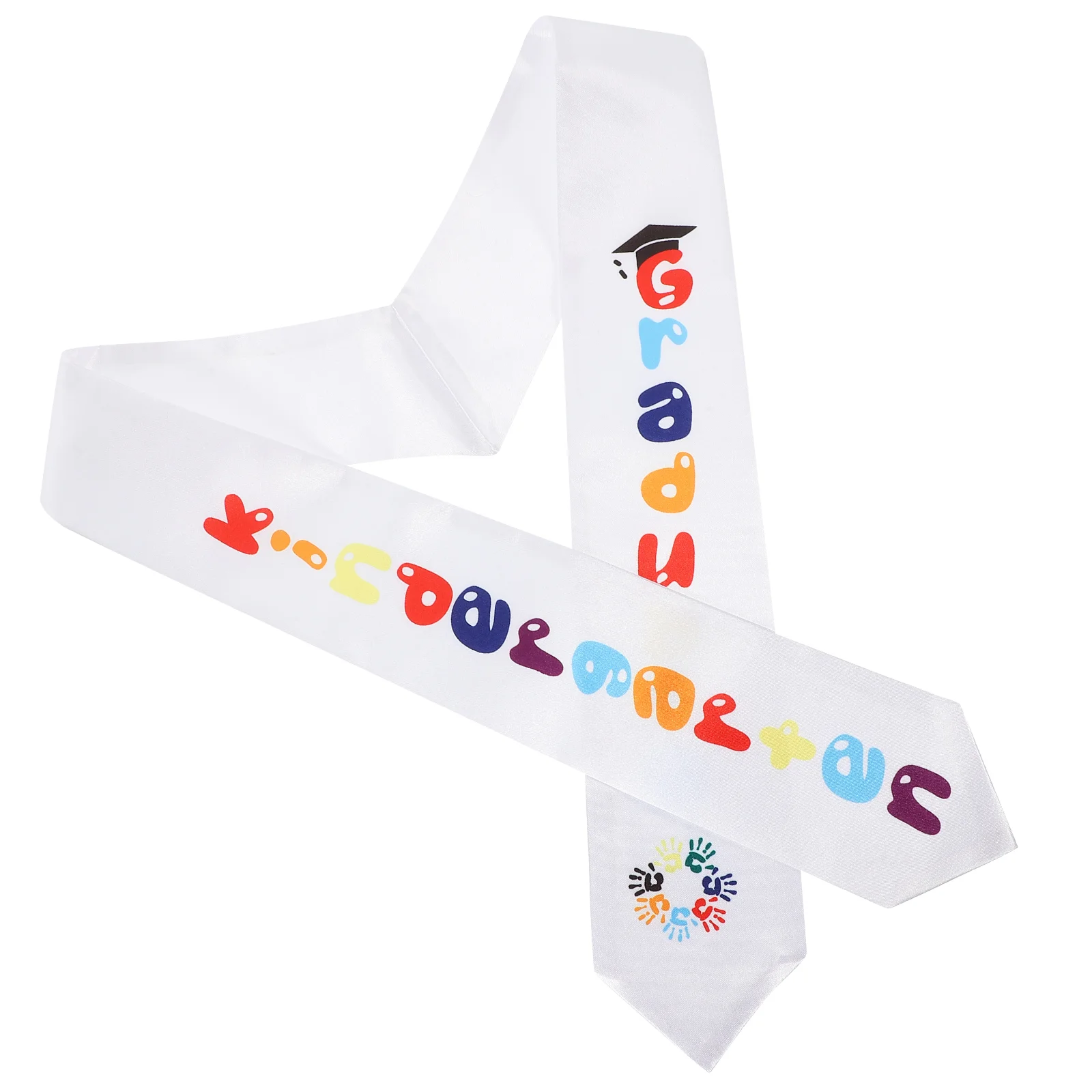 

Children's Printed Shawl Party Accessories Student Sash Graduation Belt Kids Kindergarten Preschool Belts Stole