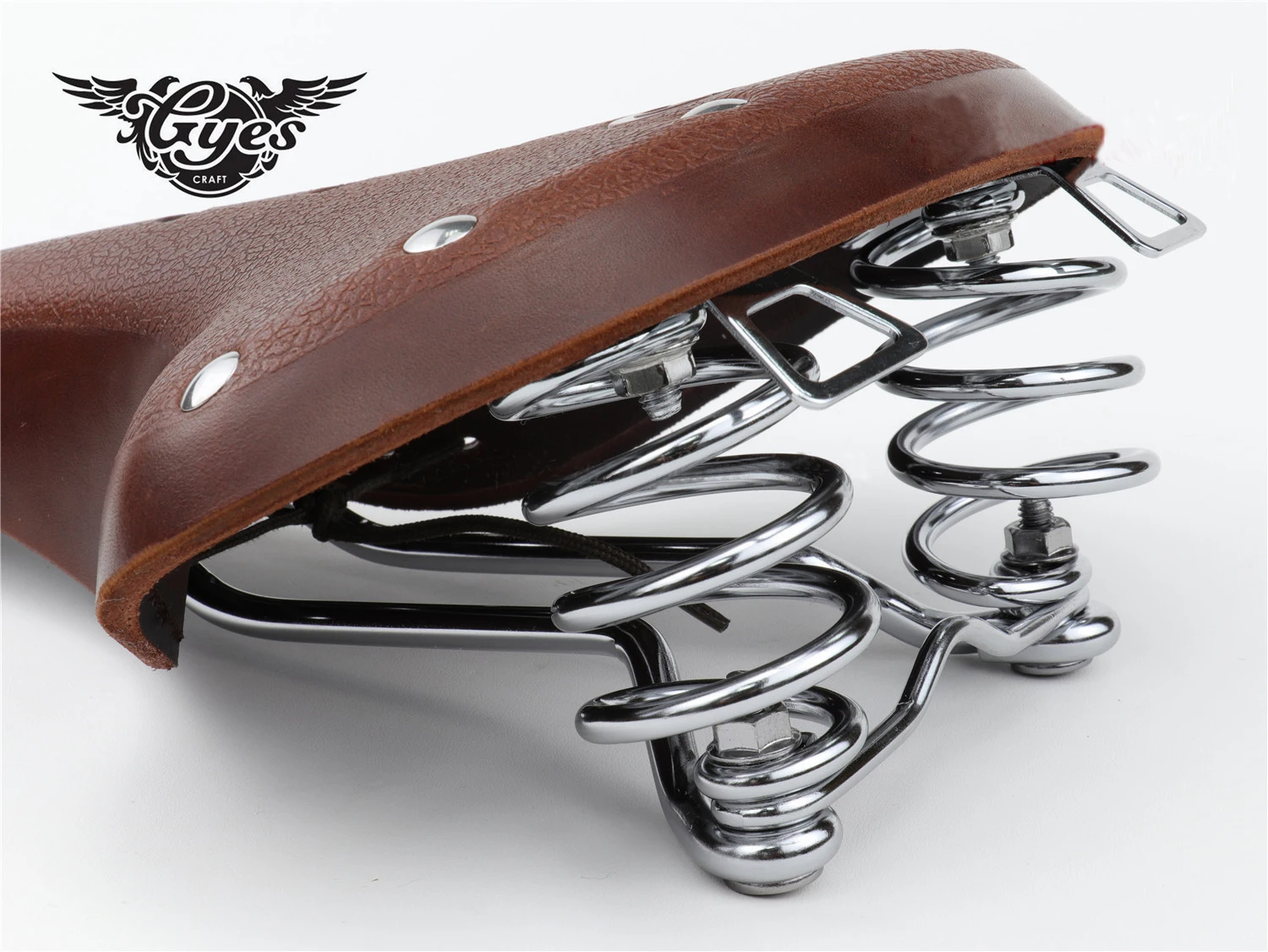 NEW Gyes Saddle GENUINE COW LEATHER SALDDLE Bike Seat Cushion GS-08 Classic FOR BICYCLE Comfortable Cycling Ultralight |