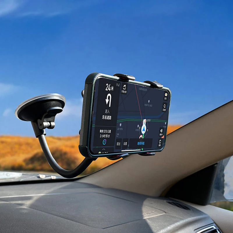 

360° Rotating Car Phone Holder Universal Dashboard Mount Car Holder GPS Phone Stands Auto Accessories Car Phone Holder