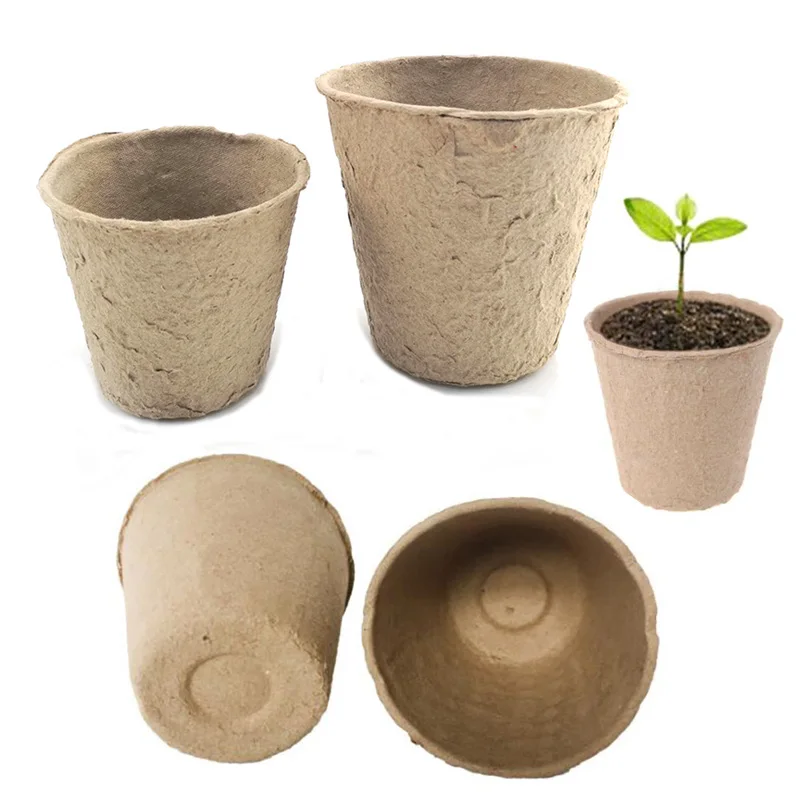 

Paper Plant Grow Flowers Pot Nursery Cup Kit Organic Biodegradable EcoFriendly Home Garden Tools