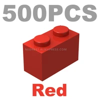 for 3004 93792 1x2 high tech changeover catch building blocks parts moc diy educational classic brand gift toys red