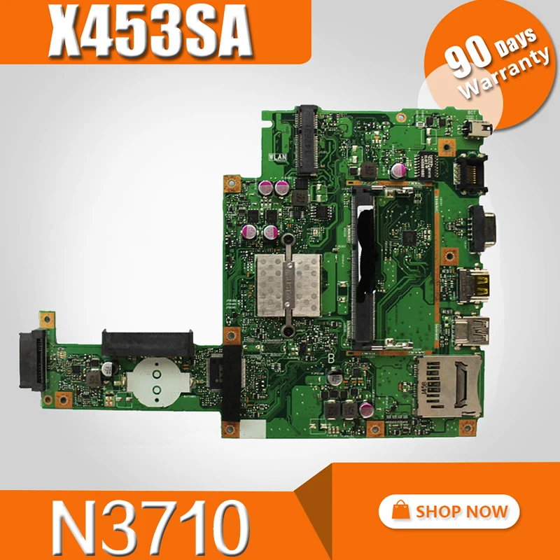 

X453SA Motherboard REV 2.0 N3710/N3700 For Asus X453SA Laptop motherboard X453SA Mainboard X453SA Motherboard test 100% OK