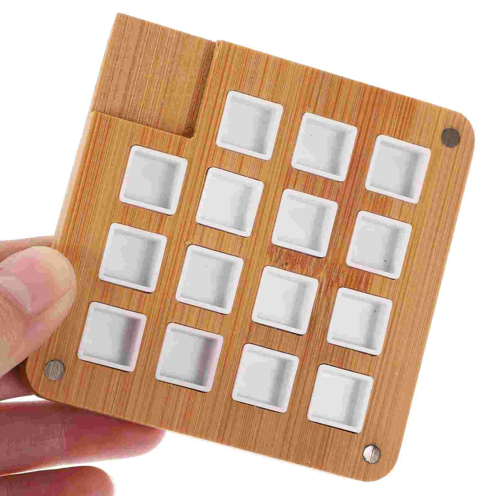 Коробка сделай сам лоток для пигмента акварелью деревянные лотки палитра