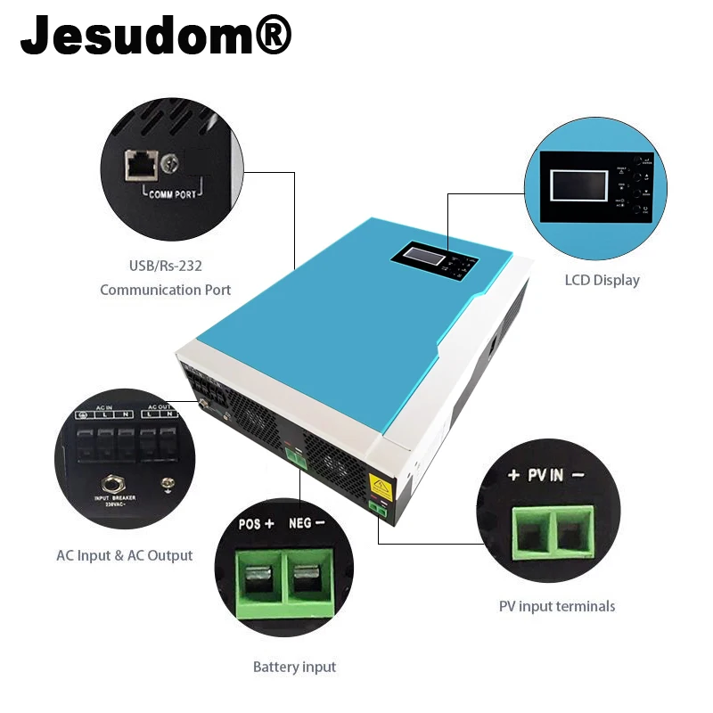 Гибридный инвертор 3500 Вт 5500 MPPT |