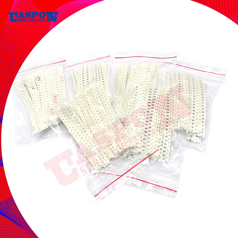 

20Value * 20PCS =400PCS 0805 SMD Resistor Kit 1% 1/8W (10 ohm~1M ohm) component diy samples kit new and original