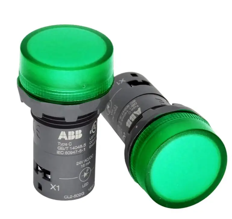 (2 шт.) Оригинальная лампочка с идентификатором 22 мм 24 В переменного тока