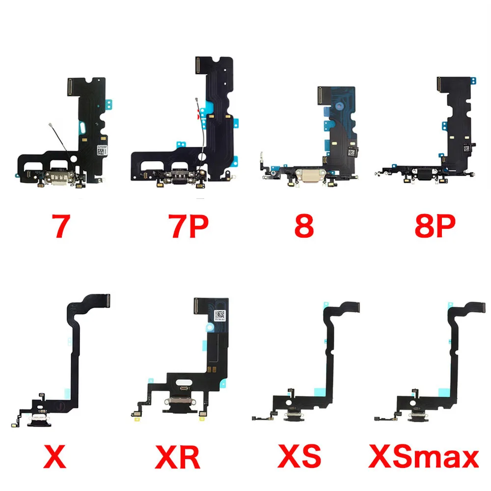 

USB-коннектор для зарядного устройства для iPhone 7 7Plus 8 Plus X XR XS Max