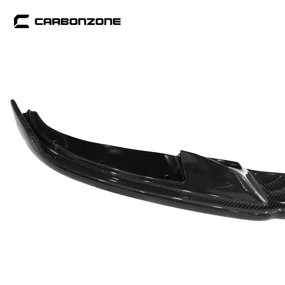 Разветвитель губ для переднего бампера из натурального углеродного волокна bmw m5