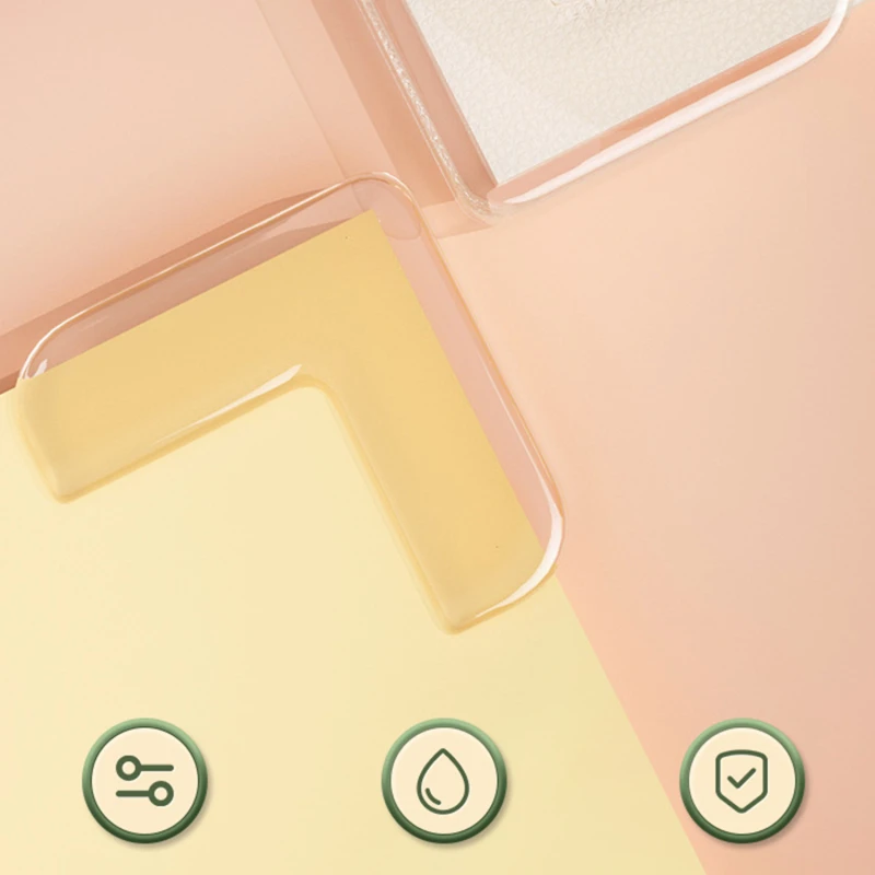 Силиконовый защитный уголок для мебели безопасности детей