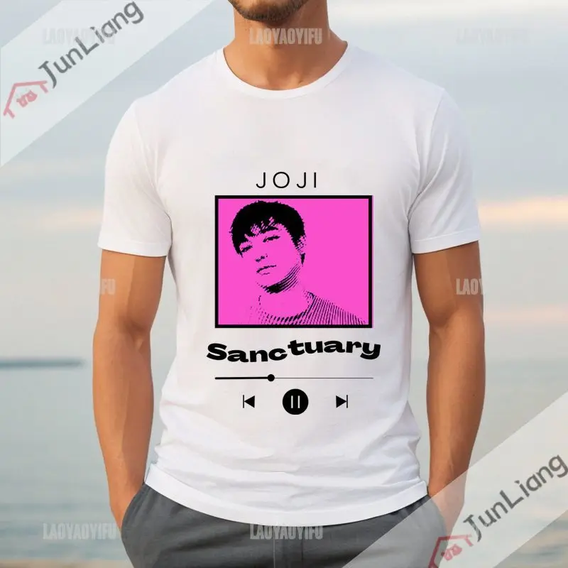 Joji двусторонняя футболка с принтом мужская уличная одежда в стиле хип-хоп