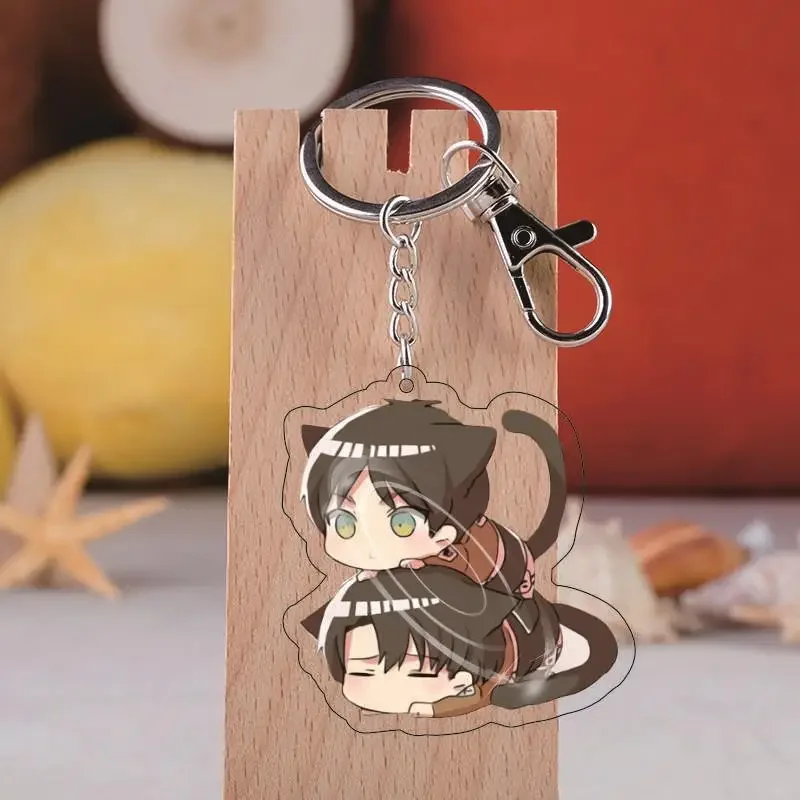 Брелок для ключей атака на Титанов аниме брелок Крылья свободы мотоцикла