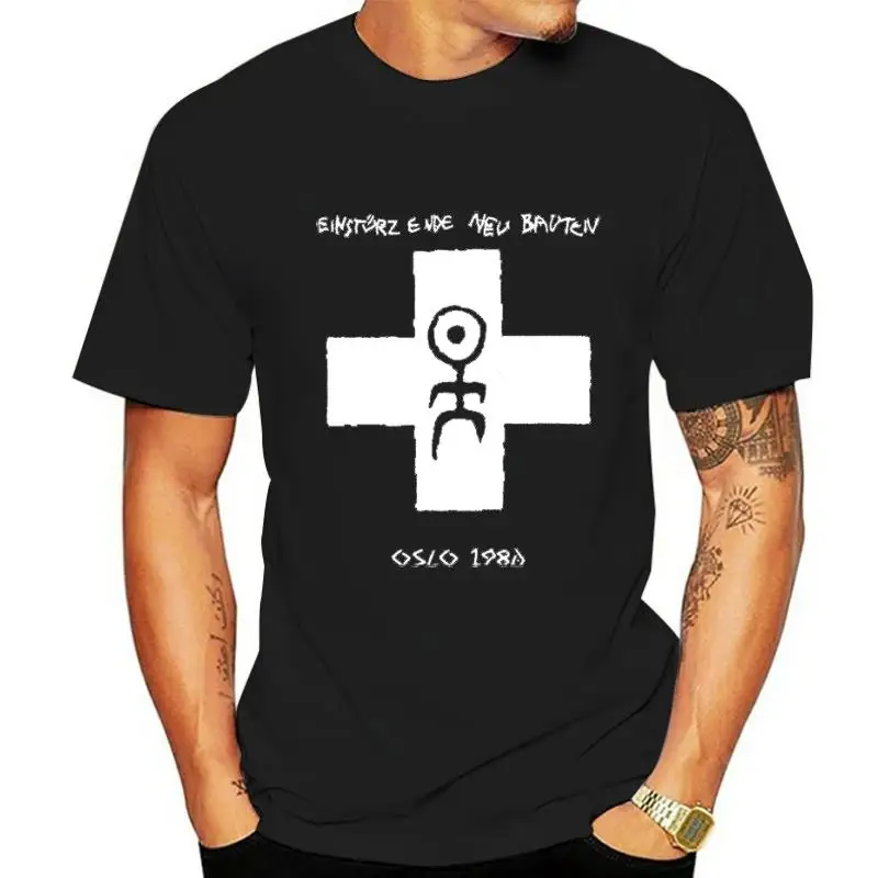 Einsturzende Neubauten Oslo 1980-флаер концертов ограниченная серия классическая черная