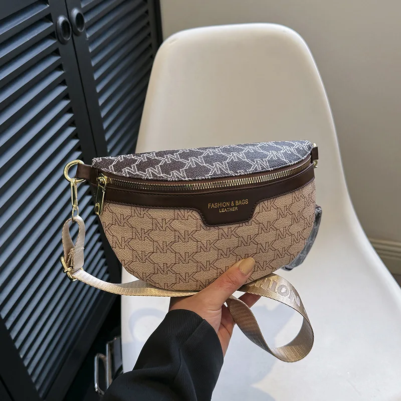 Корейские модные женские нагрудные сумки уличная трендовая поясная сумка с