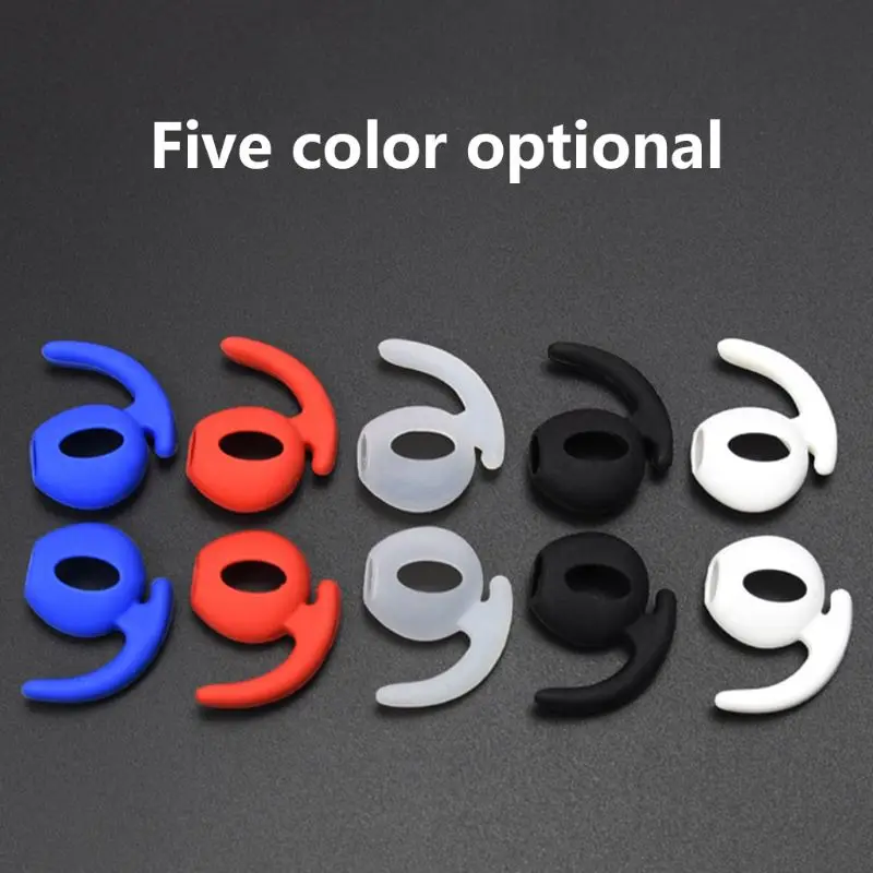 

1 Pair Earbuds Cover In-Ear Tips Soft Silicone Skin Ear Hook Buds Replacement airpods pro case earphone cable mmcx with mic jlab