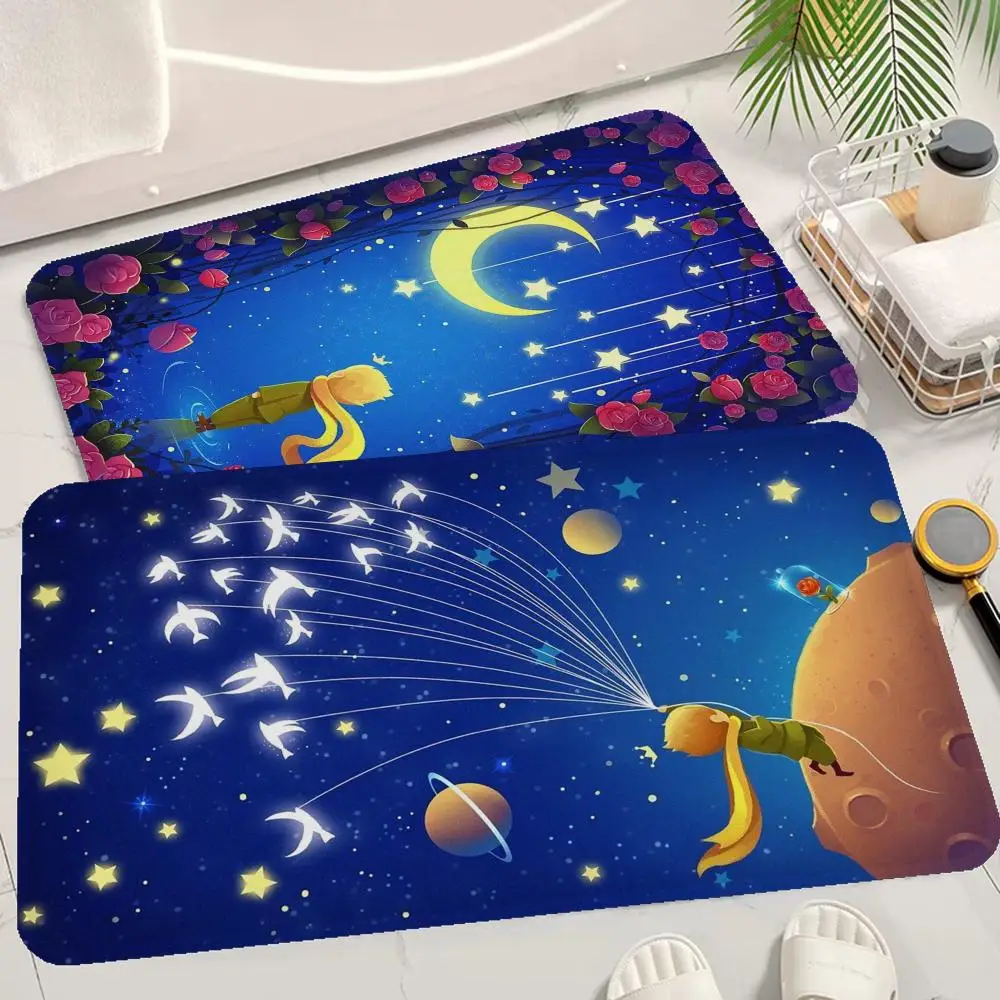 

The Little Prince and The Fox Floor Mat Floor Mat Nordic Style Home Doormat Bathroom-Toilet Mats Bedroom Hotel Decor Mat