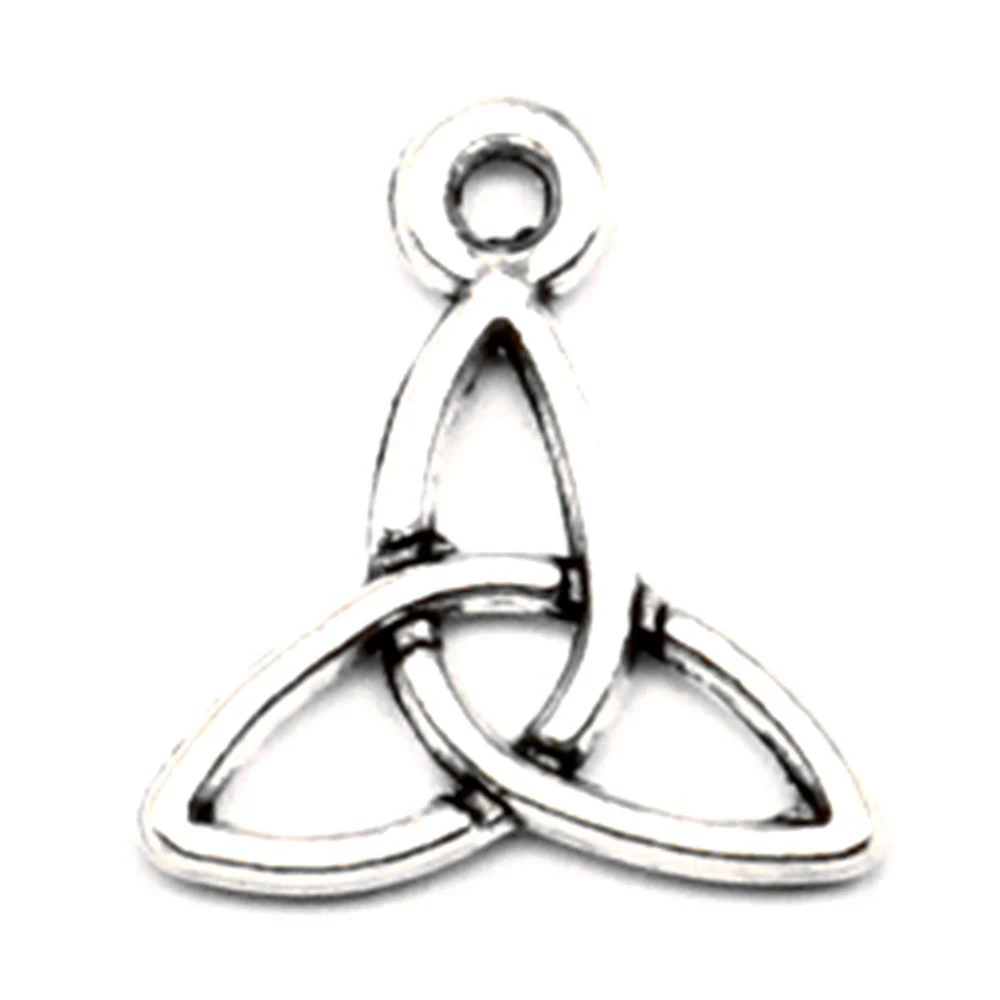 

Triangular Amulet Charm For Making Jewelry Diy Finding 180pcs 13x14mm