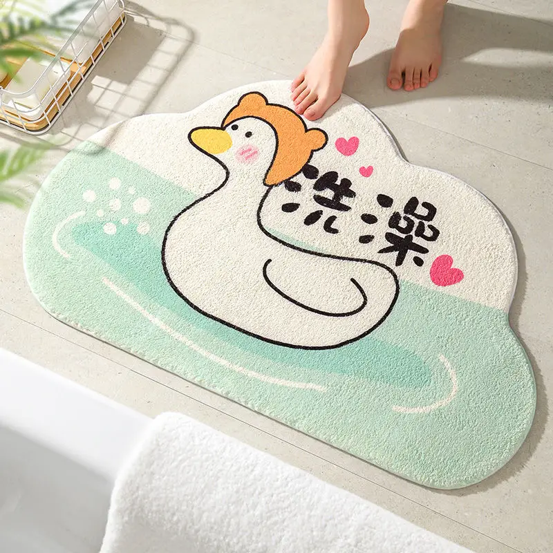 

Indoor Door Mat Non-Slip Absorbent Resist Dirt Entrance Rug Machine Washable Bedroom Toilet Bathroom Floor Mat Door Rugs carpet