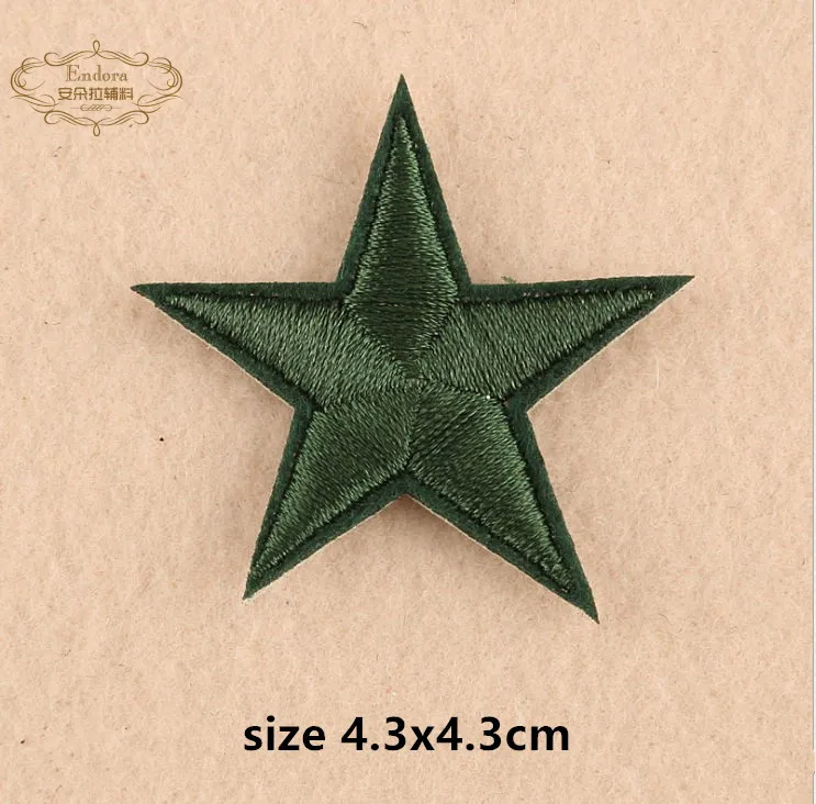 10 шт. вышитые нашивки со звездами значки с утюгом на мультяшном мотиве аппликация