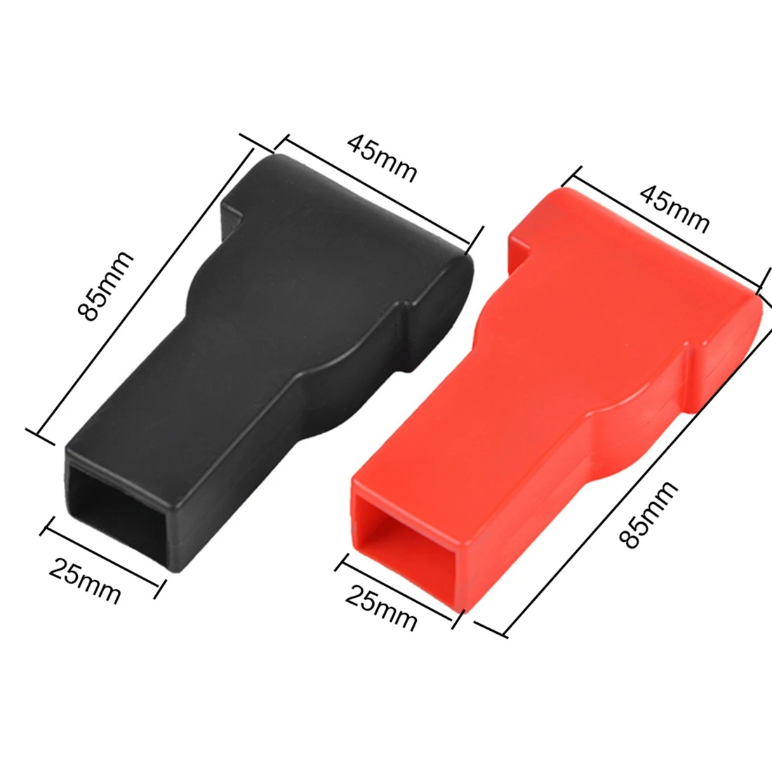 

2 шт., крышки клемм автомобильного аккумулятора, изоляционная защита от пыли, отрицательные положительные изоляционные крышки для аккумулятора, автомобильные аксессуары