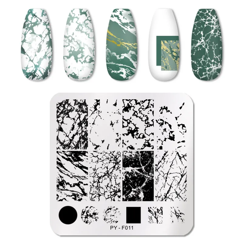 PICT YOU Animal Patterns Nail Stamping Plates Stainless Steel Nail Art Image Plate Stamp Template Stencil Tools PY-F011