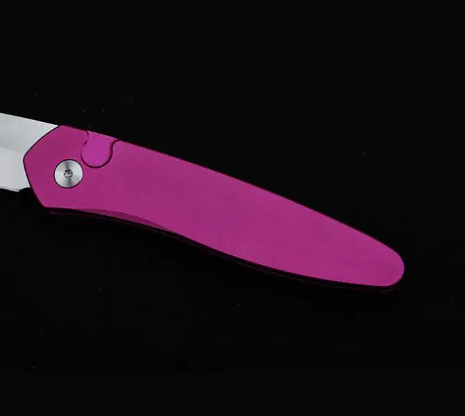 БОСС Prote 3407 Розовый Карманный Однодейственный Нож с Клинком из 154-CM С Строением Рукоятки из 6061-T6 - Тактическое Охотничье Инструмент Выживания на Каждый День.