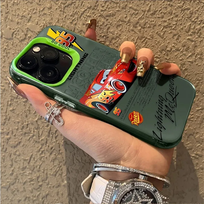 Фото Чехол для телефона Cars Lightning M-McQueen для Xiaomi Redmi 15 15C 14C 13C 12C 13 12 10 A1 A2 A3 A5 9T 9A K60 K40 4G 5G, матовый, с защитой от падения №5