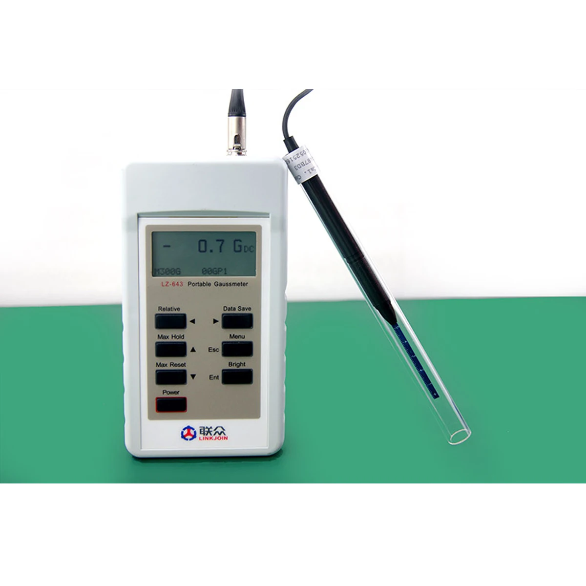 

LINKJOIN LZ-643 portable teslameter 4 AA battery magntic field tester meter manufacture with CE trade assurance supplier