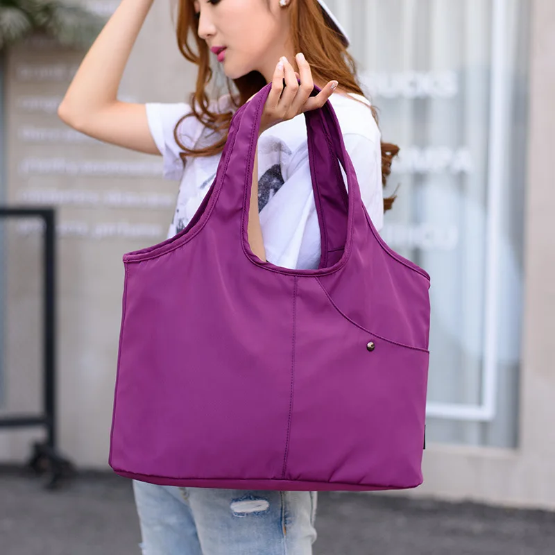 

The New Big Bag Oxford Washed Fashion All-match Casual Mommy Cloth Shoulder Handbag Nappy Bag Diaper Bags Hobos