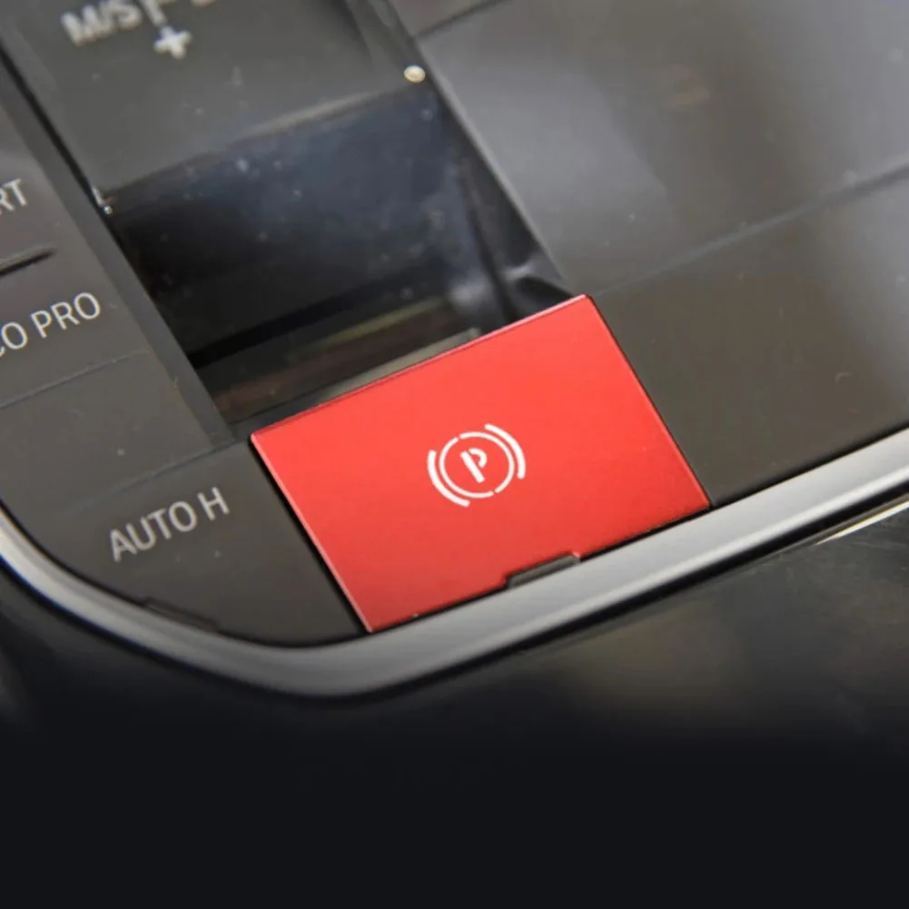 

Aluminum Car Electronic Handbrake Button Cover Trim Sticker Protector For BMW 3 Series G20 G28 2020-2021 LHD Car Accessories