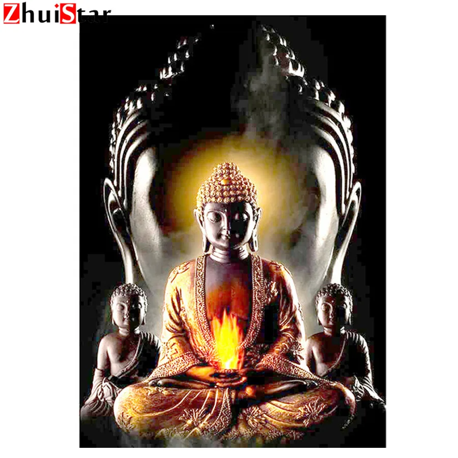 

Diamond Painting Buddha Statue New Arrival Diamond Embroidery Landscape Cross Stitch Kits Mosaic DIY Hobby Home Decor Gift