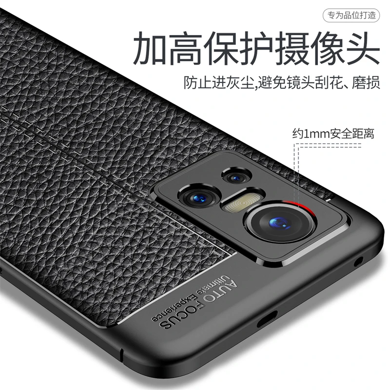 For Realme GT Neo3 Case Luxury Leather TPU Shell Bumper Ptotective Silicone Case Realme GT Neo 3 Cover For Realme GT Neo3 Case