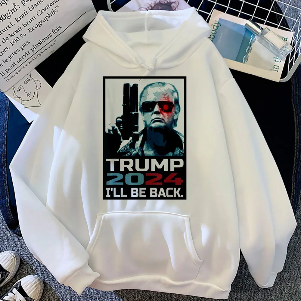 Donald Trump hoodie athleisure modern style streetwear elegant Y2K designer teen sweatshirts printed design