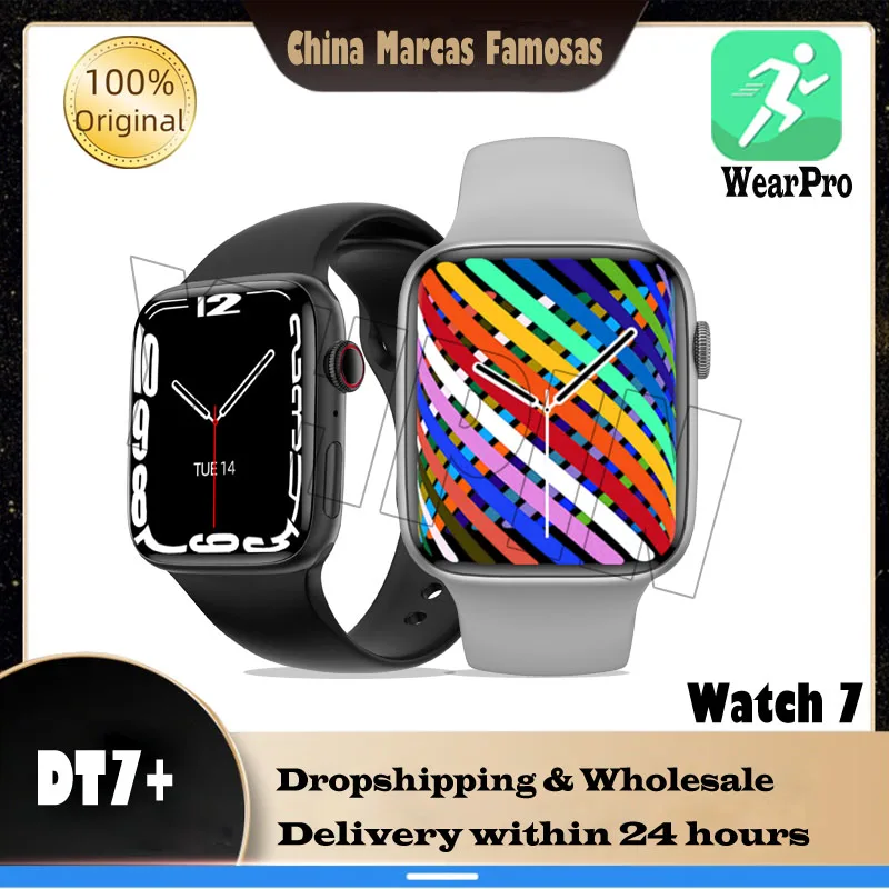 

Умные часы DT7 Plus Series, спортивные умные часы с GPS трекером, Bluetooth, для мужчин и женщин, 45 мм, для IOS и Android